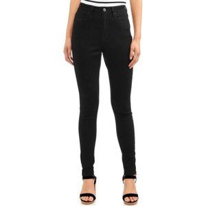 New No Boundaries Black High Rise Stretch Denim Skinny Jeans Juniors Size 1